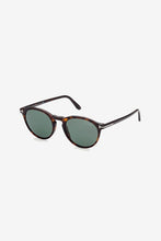 Load image into Gallery viewer, Tom Ford dark havana round sunglasses
