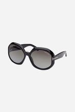 Load image into Gallery viewer, Tom Ford Georgia femenine sunglasses in shiny black
