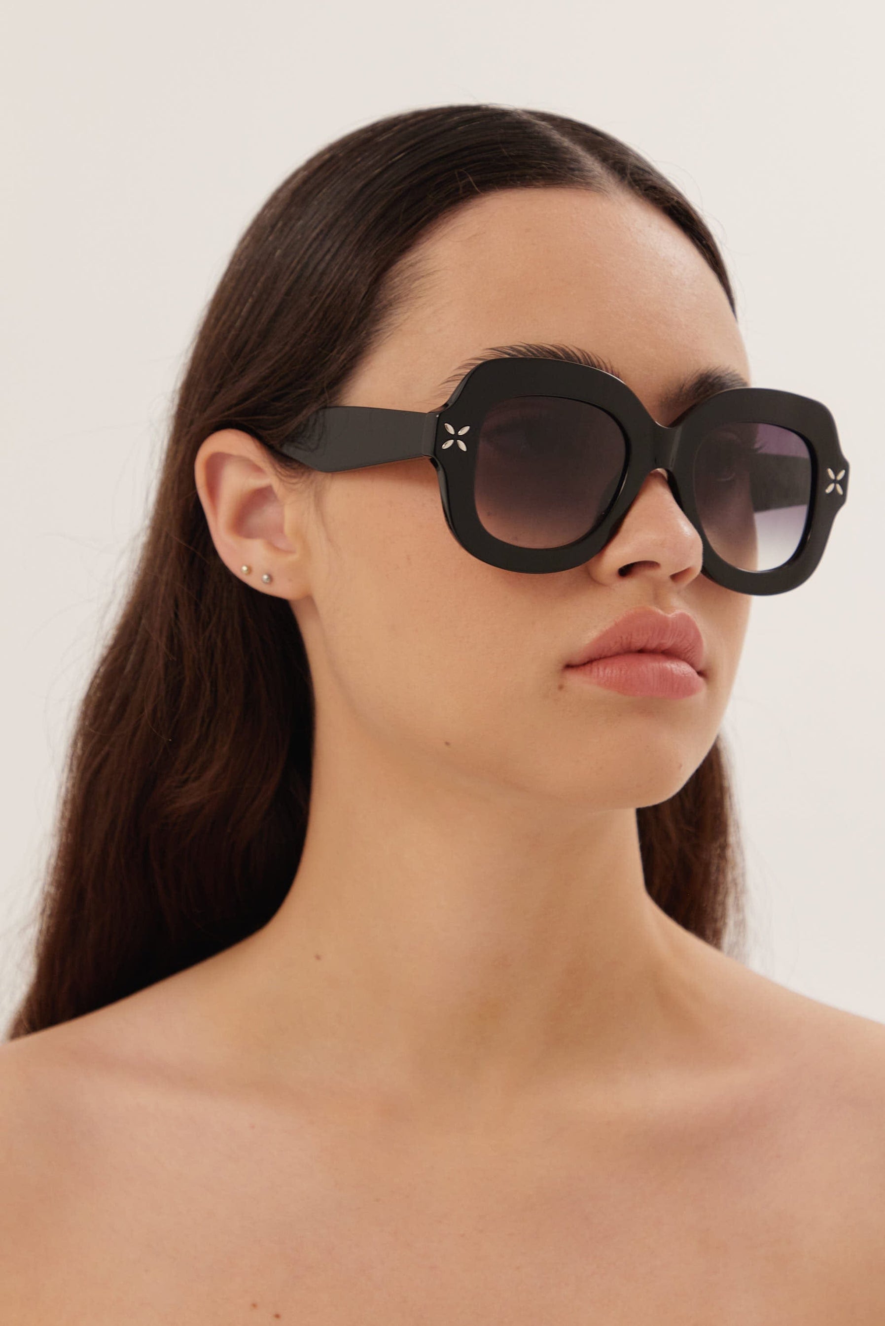 Alaia black oversize squared sunglasses - Eyewear Club