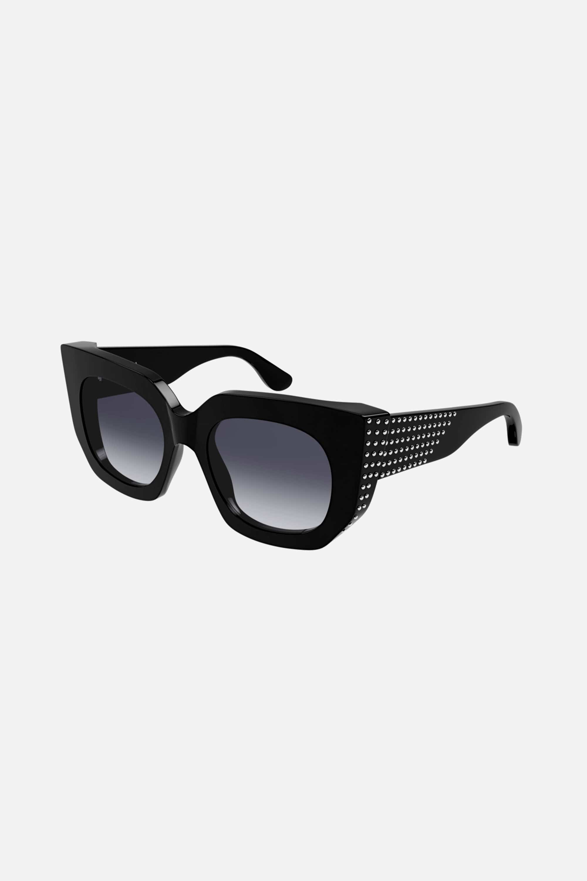 Alaia black oversized cat eye sunglasses - Eyewear Club