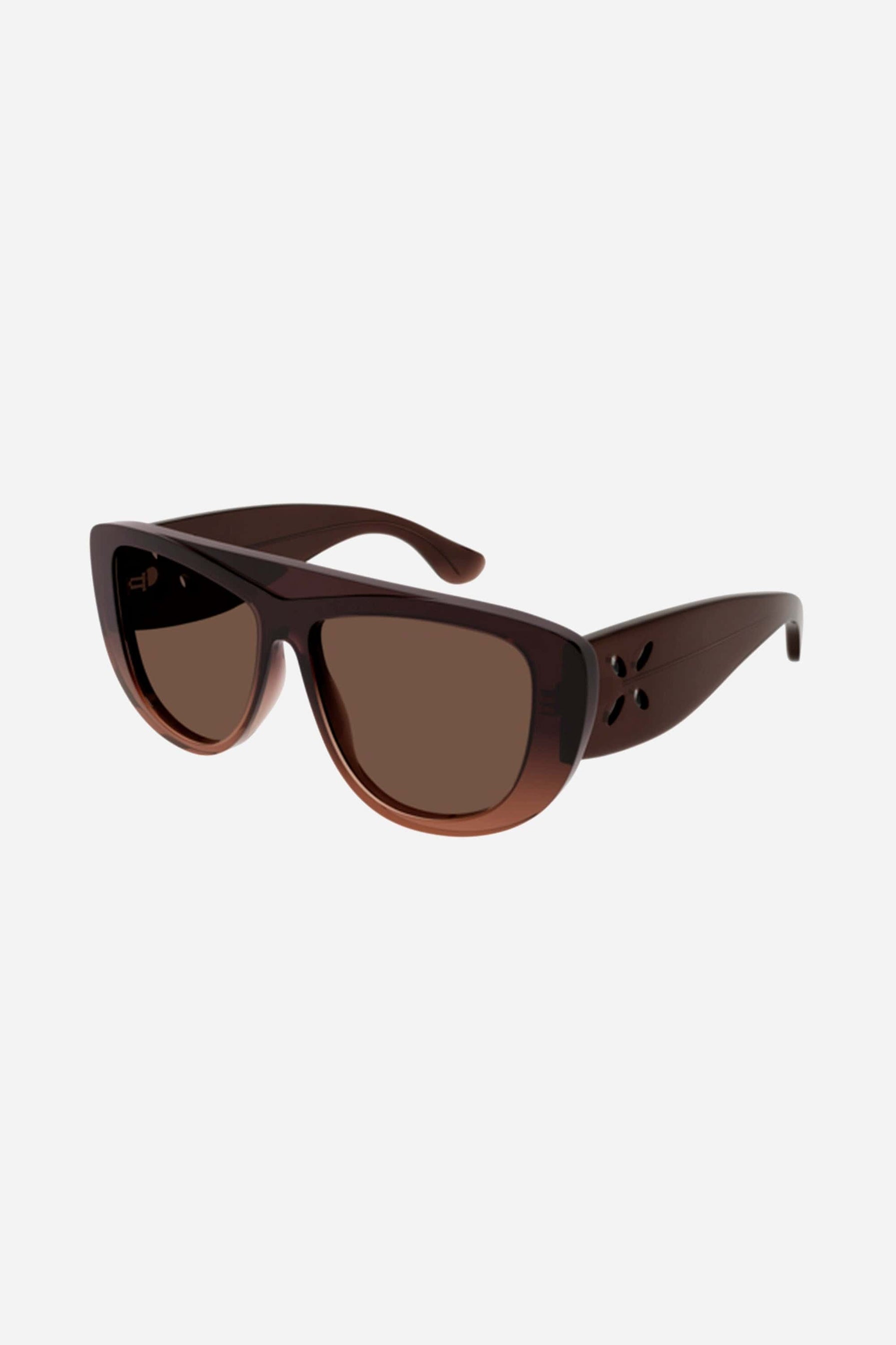 Alaia havana flat top brown sunglasses - Eyewear Club