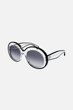 Load image into Gallery viewer, Alaia oval black and crystal sunglasses - Eyewear Club
