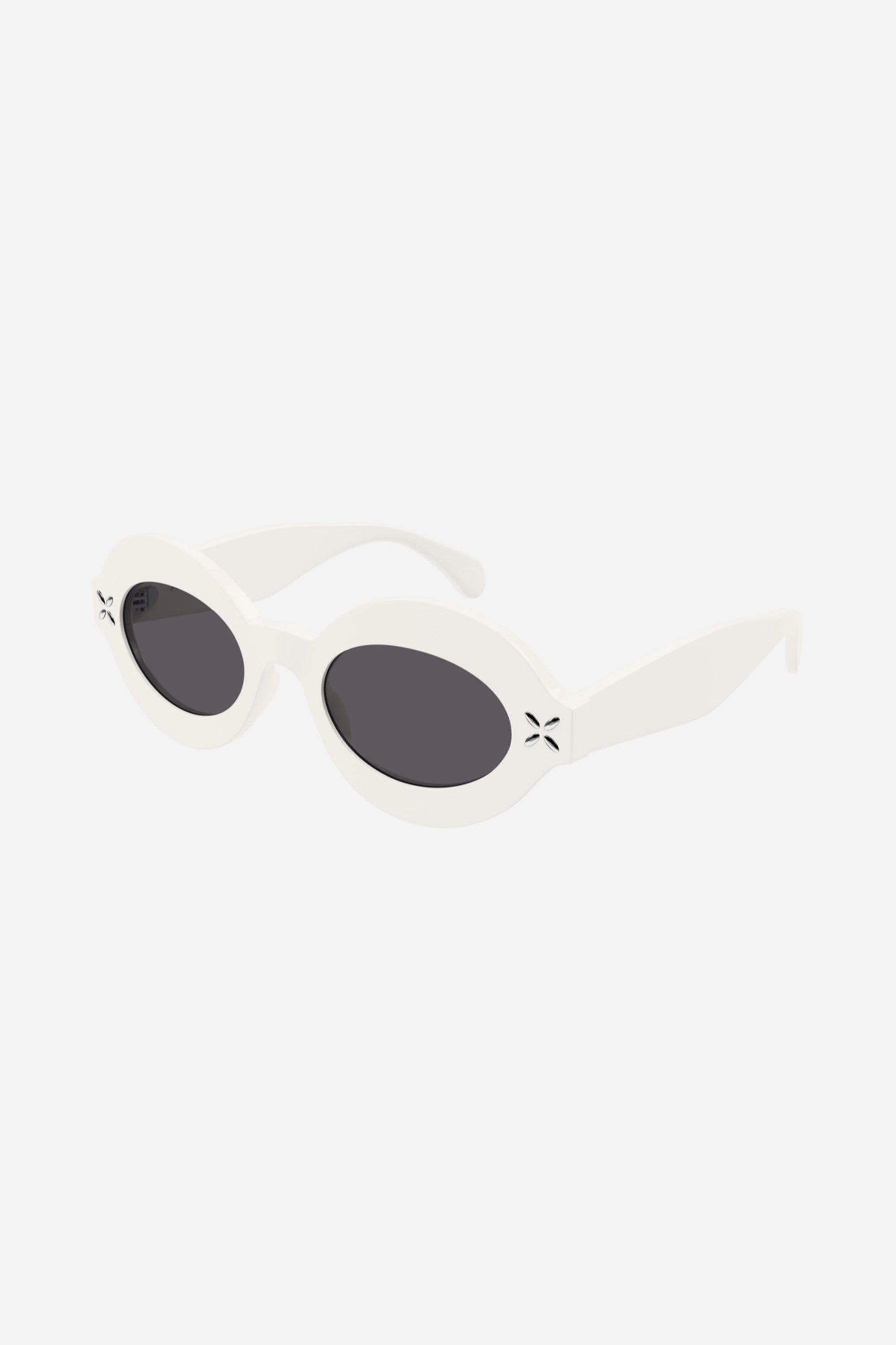 Alaia white oval sunglasses - Eyewear Club