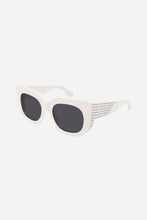 Load image into Gallery viewer, Alaia white oversized cat eye sunglasses - Eyewear Club

