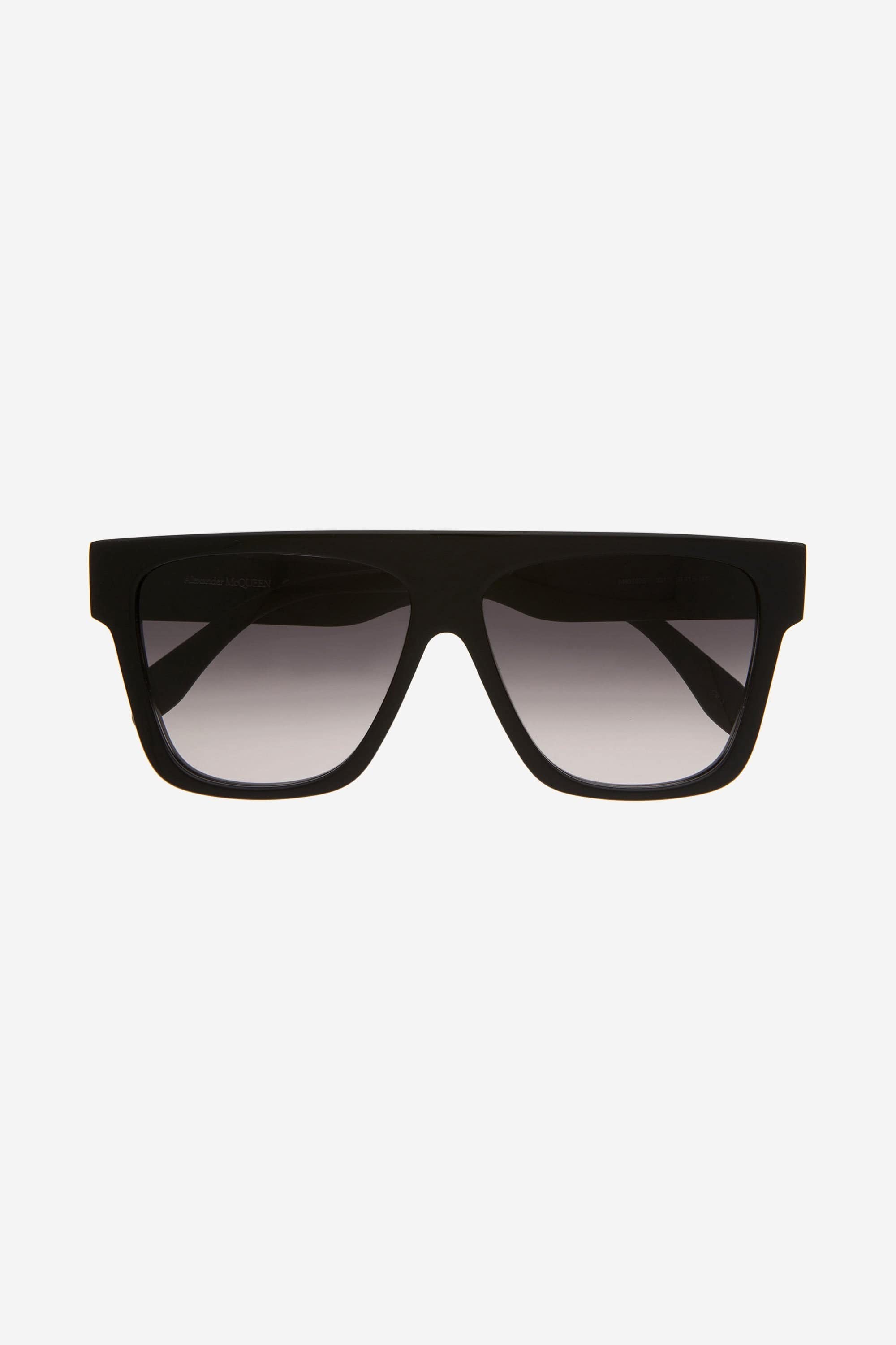 Alexander McQueen UNISEX squared flat-top acetate sunglasses - Eyewear Club