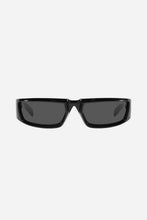 Load image into Gallery viewer, Available October 22-Prada runway wrap around black sunglasses - Eyewear Club
