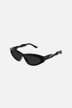 Load image into Gallery viewer, Balenciaga cat-eye twisted black sunglasses - Eyewear Club
