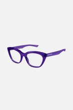 Load image into Gallery viewer, Balenciaga cat eye violet frame - Eyewear Club
