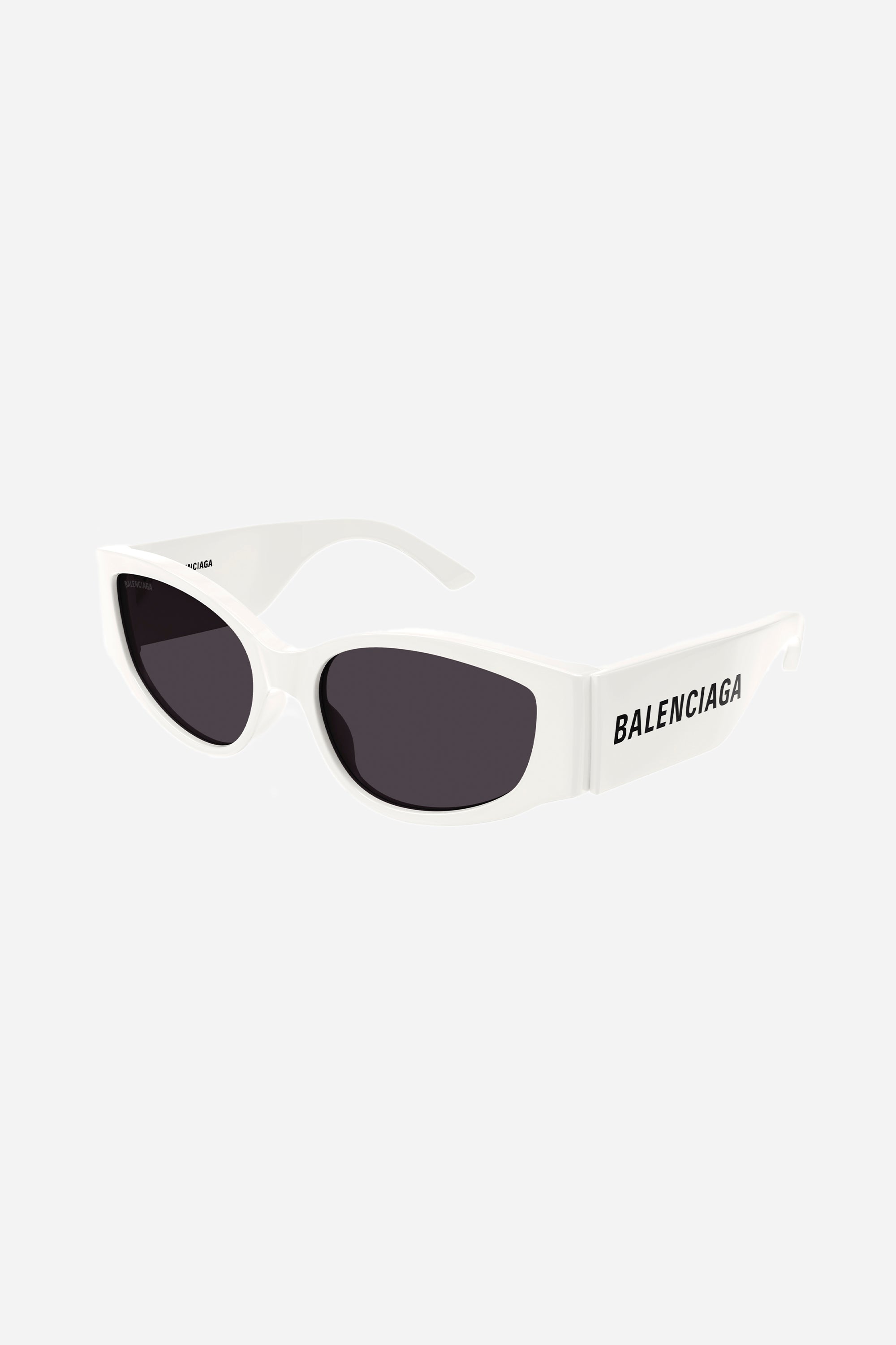 Balenciaga chunky white sunglasses - Eyewear Club