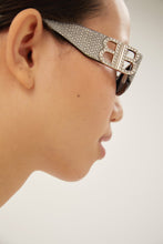 Load image into Gallery viewer, Balenciaga Dynasty sunglasses with Swarovski featuring BB logo - Eyewear Club
