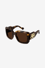 Load image into Gallery viewer, Balenciaga havana bold sunglasses with BB logo - Eyewear Club
