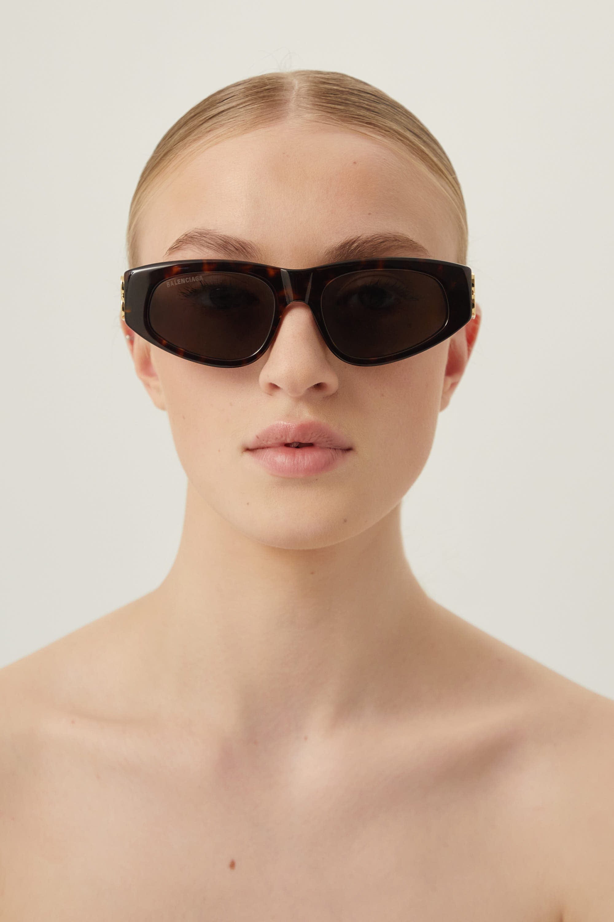 Balenciaga havana cat-eye BB sunglasses - Eyewear Club
