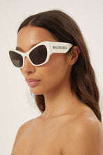 Load image into Gallery viewer, Balenciaga MAX butterfly sunglasses in white - Eyewear Club
