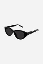 Load image into Gallery viewer, Balenciaga oval twisted black sunglasses - Eyewear Club

