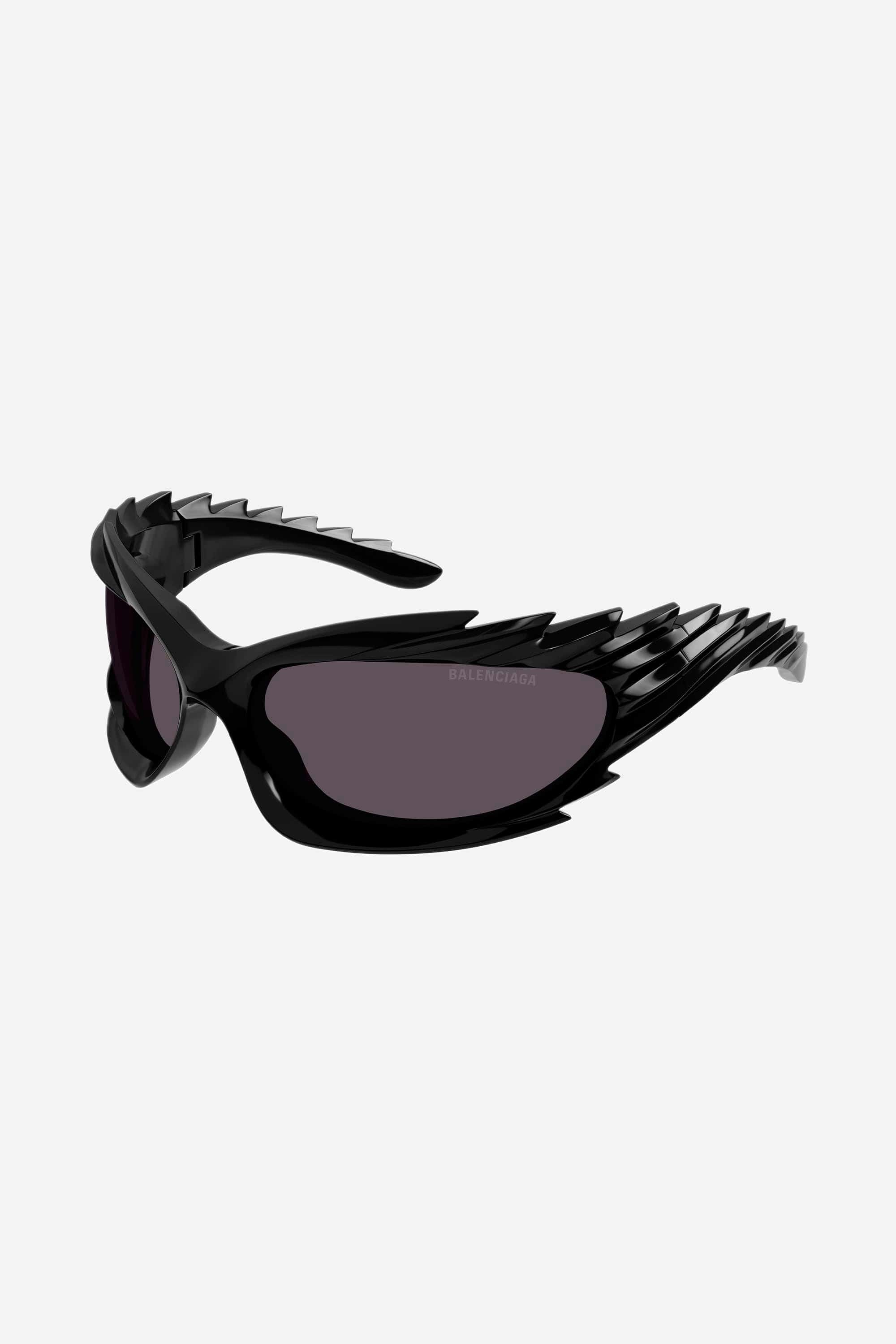 Balenciaga Spike rectangle sunglasses in black - Eyewear Club