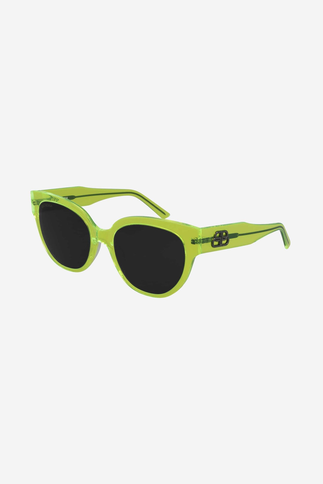Balenciaga ultra slim yellow fluor sunglasses - Eyewear Club