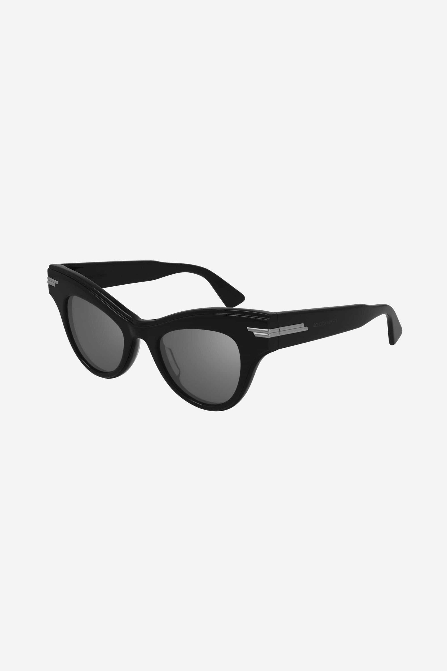 Bottega Veneta black cat eye sunglasses - Eyewear Club