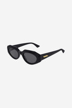 Load image into Gallery viewer, Bottega Veneta bold oval black sunglasses - Eyewear Club
