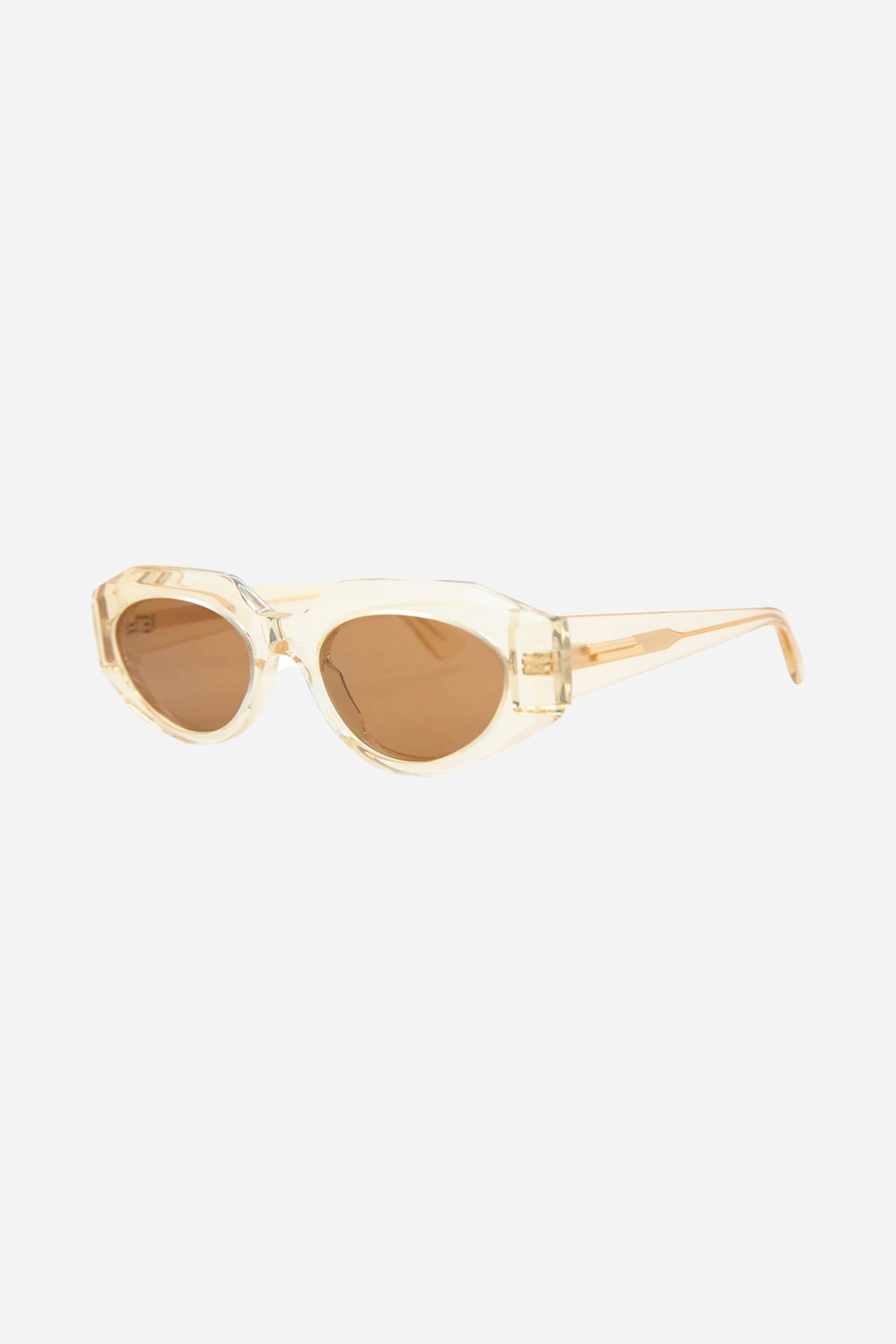Bottega Veneta bold oval femenine crystal sunglasses - Eyewear Club