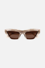 Load image into Gallery viewer, Bottega Veneta nude micro cat eye sunglasses - Eyewear Club
