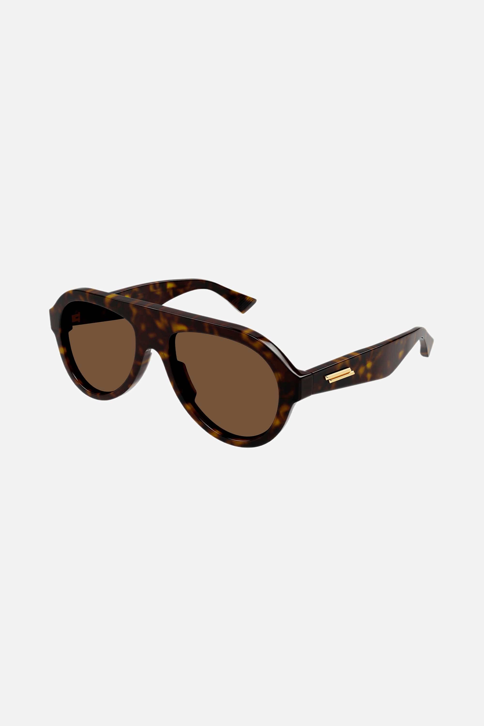Bottega Veneta pilot brown sunglasses - Eyewear Club