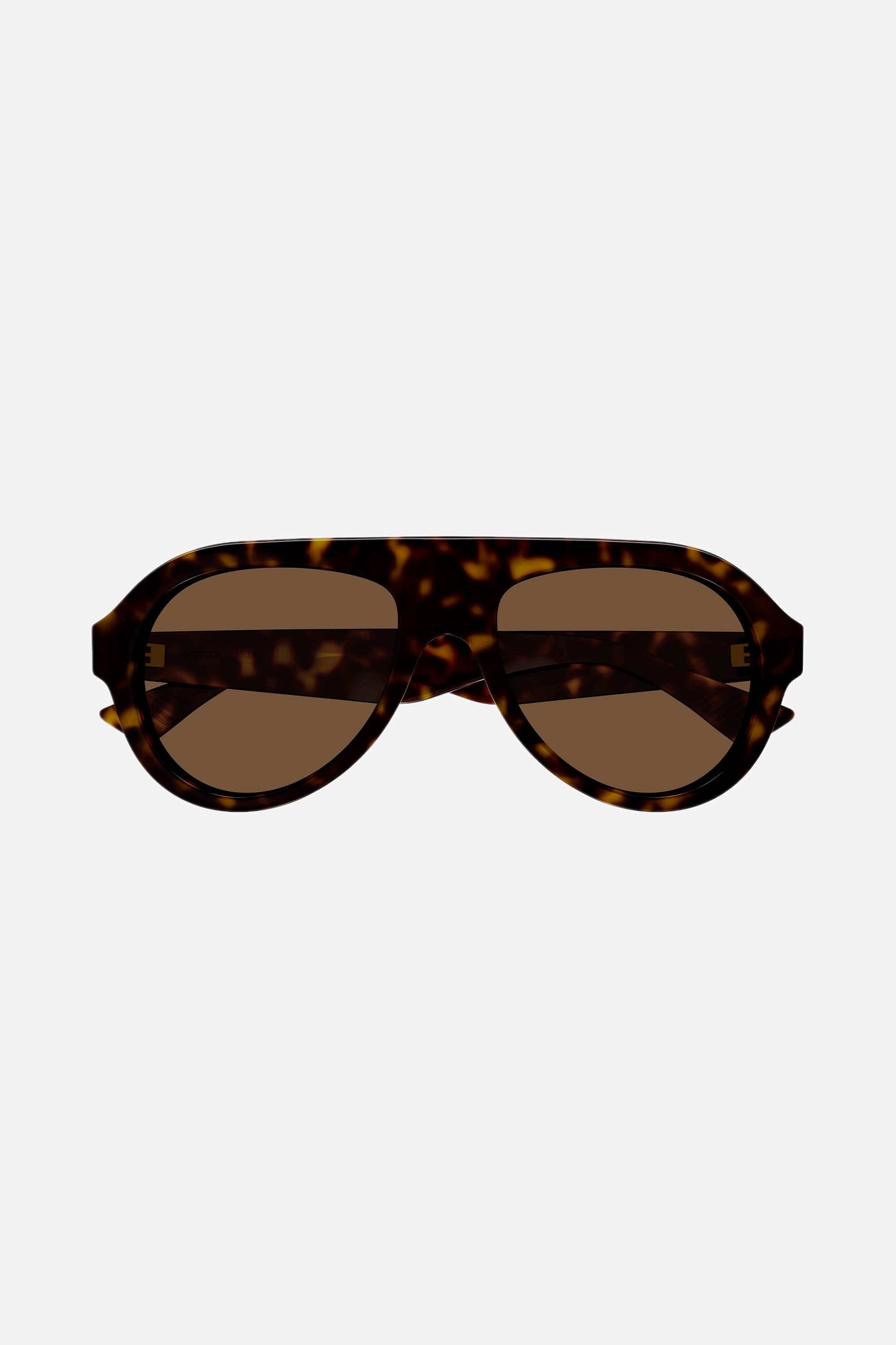 Bottega Veneta pilot brown sunglasses - Eyewear Club