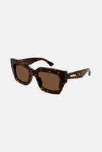 Load image into Gallery viewer, Bottega Veneta squared bold havana sunglasses - Eyewear Club
