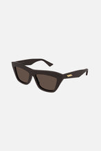Load image into Gallery viewer, Bottega Veneta squared cat eye chocolate sunglasses - Eyewear Club
