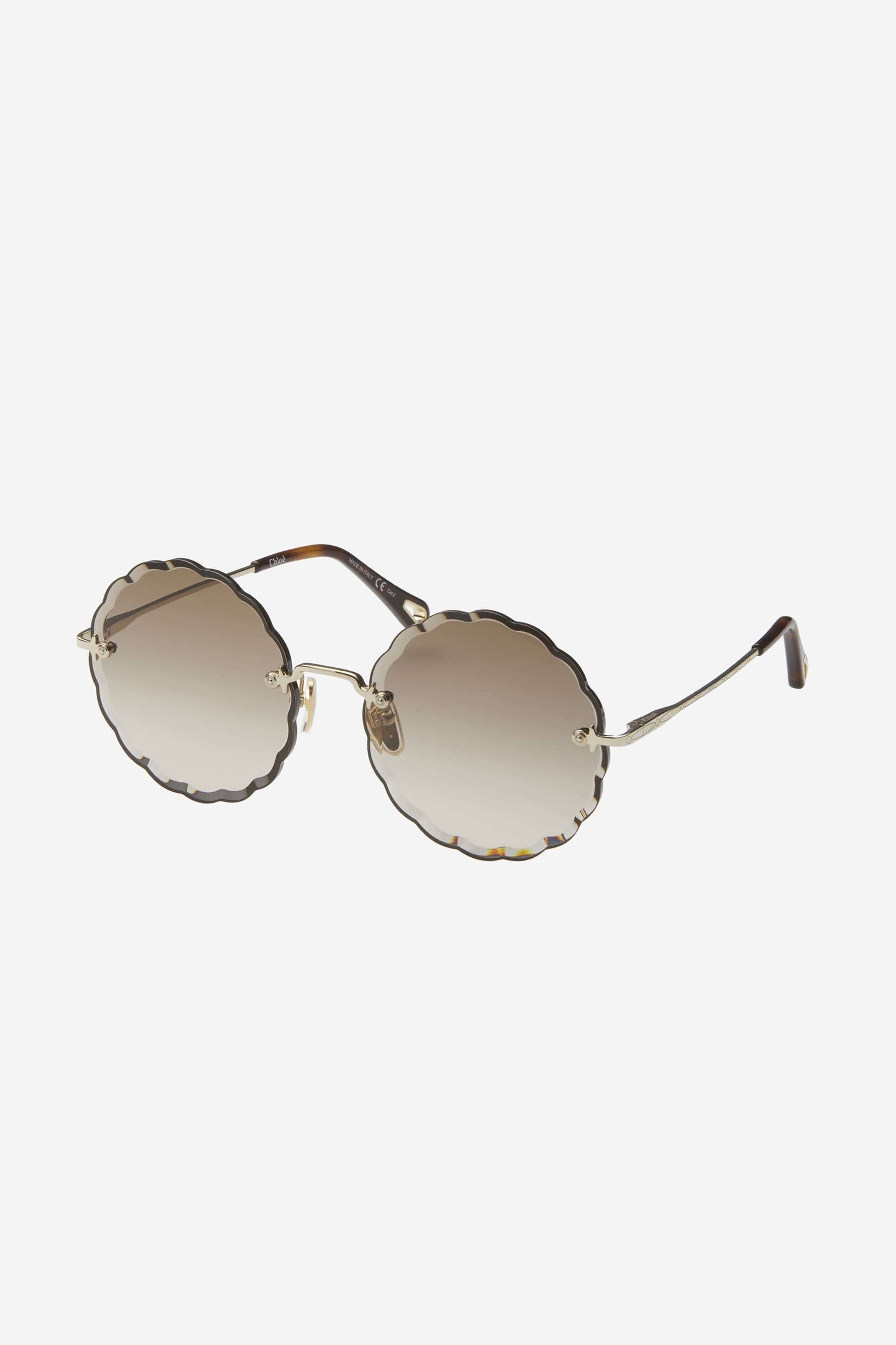 Chloe rosie brown femenine sunglasses - Eyewear Club