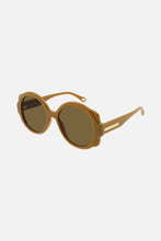 Load image into Gallery viewer, Chloe round brown sunglasses - Eyewear Club
