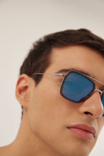 Load image into Gallery viewer, Dita FLIGHT 6 blue and gold caravan sunglasses - Eyewear Club
