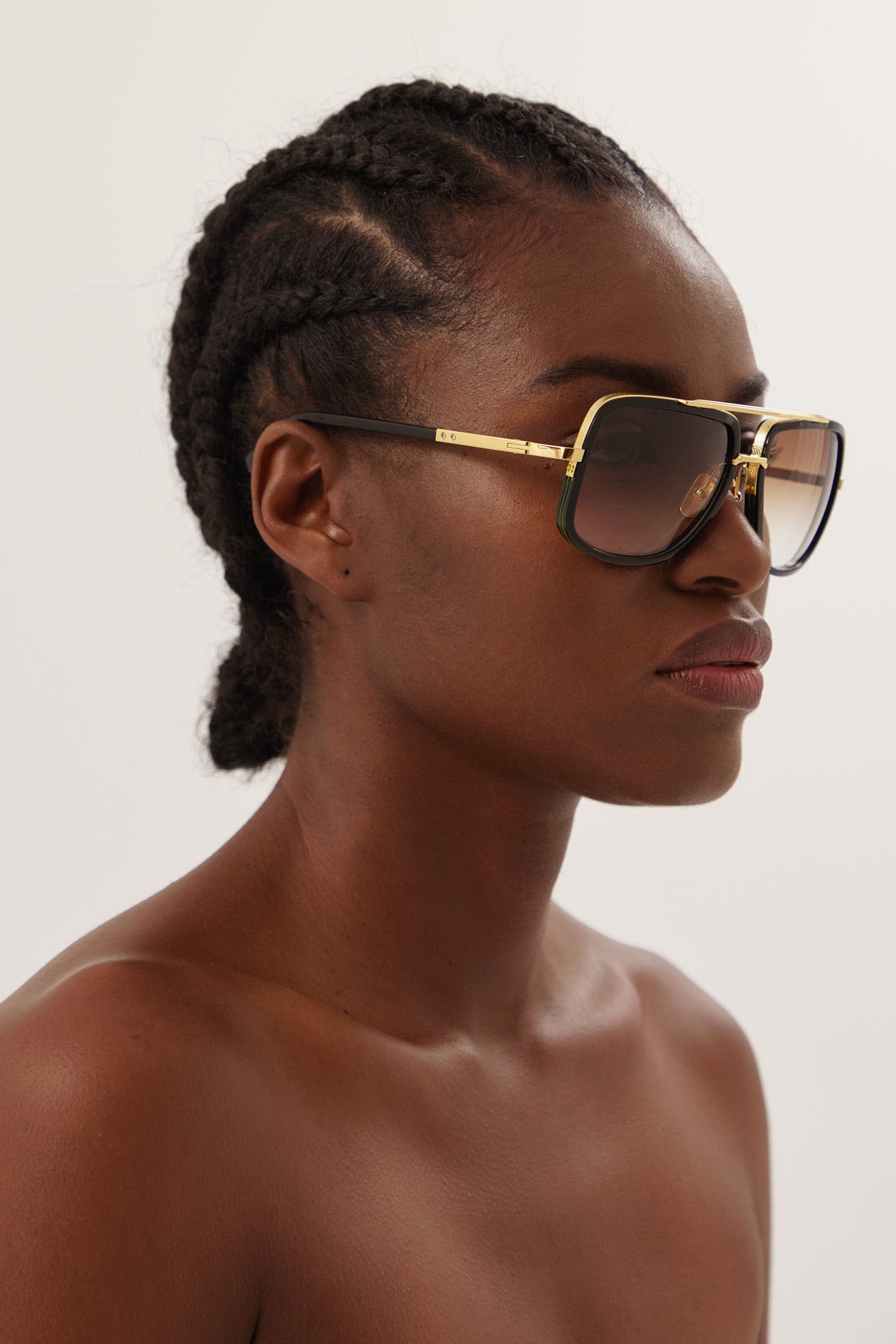 Dita MACH-ONE black and gold caravan sunglasses - Eyewear Club