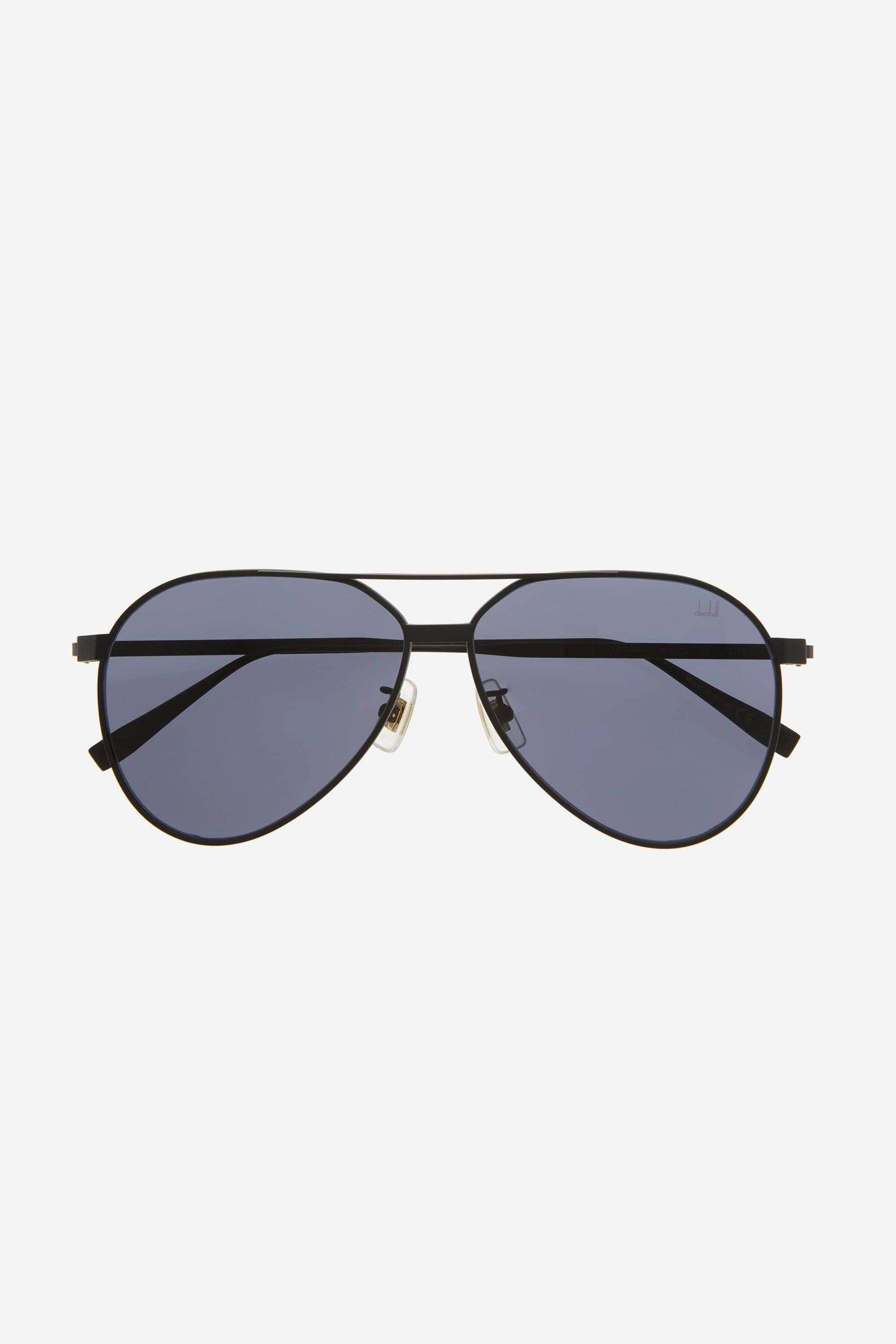 Dunhill pilot black blue titanium sunglasses - Eyewear Club
