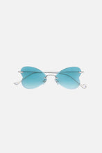 Load image into Gallery viewer, Eyepetizer heart blue rimless sunglasses - Eyewear Club
