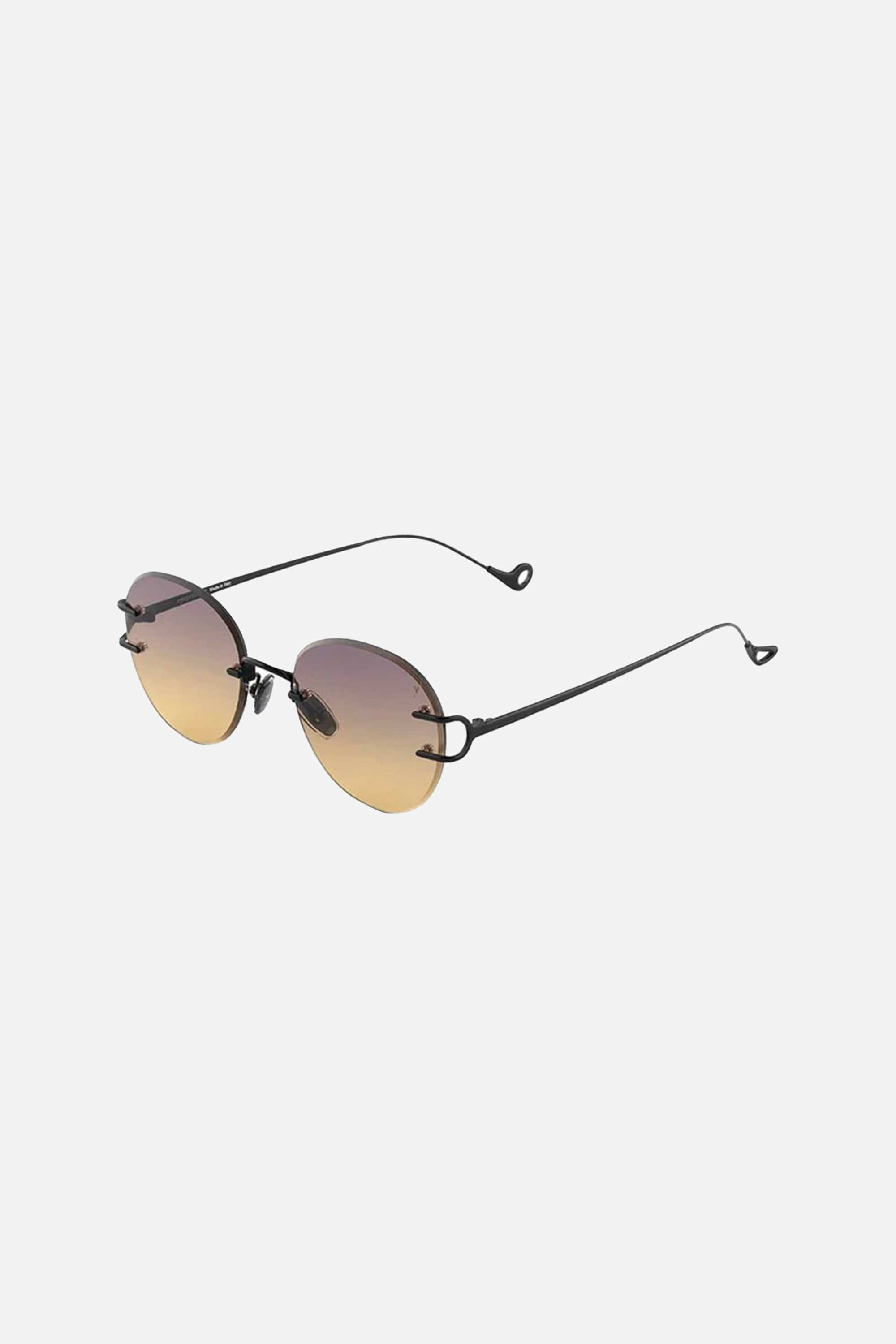 Eyepetizer round black rimless sunglasses - Eyewear Club