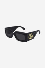 Load image into Gallery viewer, Gucci black sunglasses with matalasse temple
