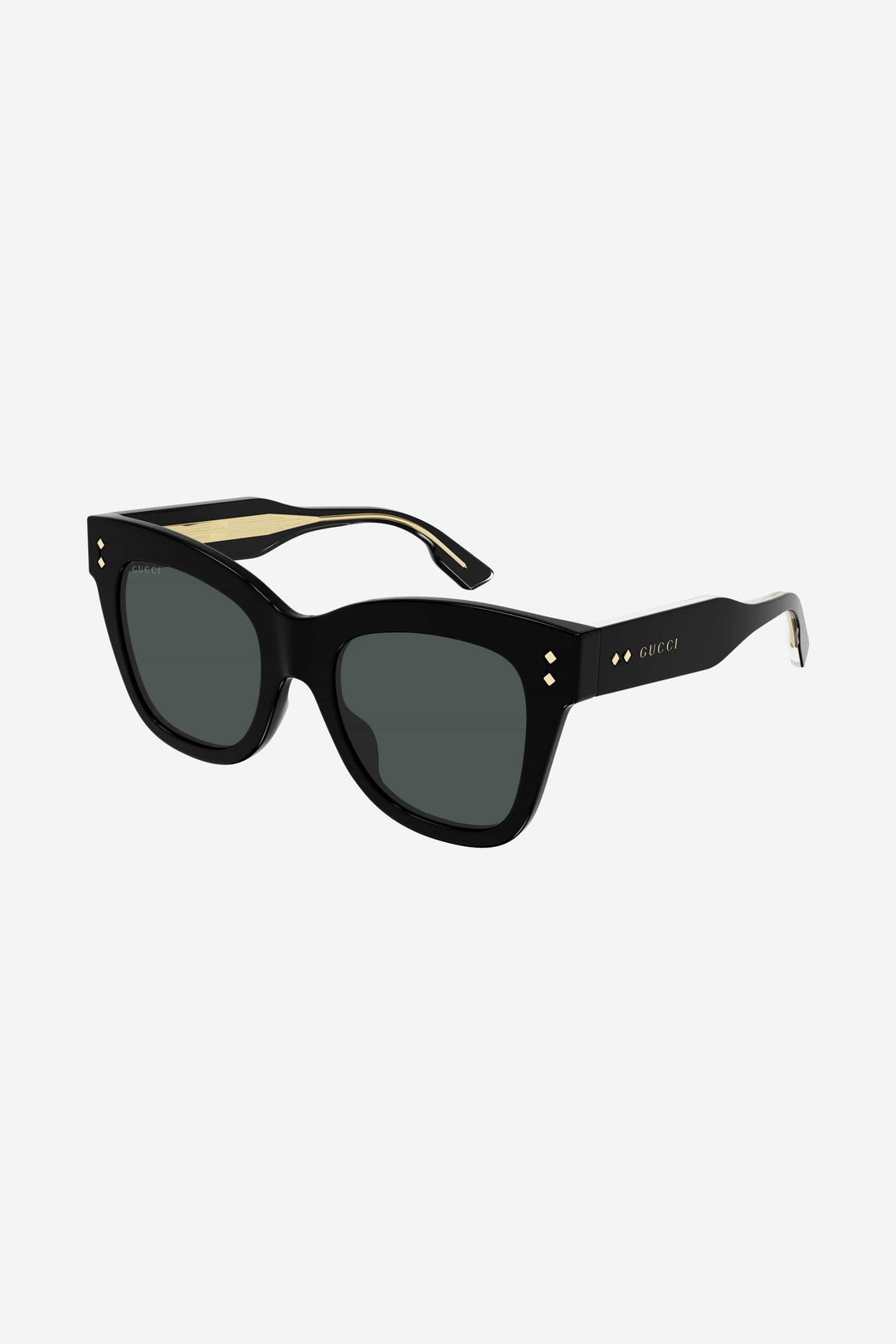 Gucci cat-eye style black sunglasses - Eyewear Club