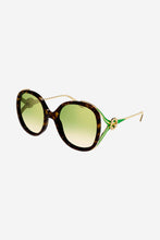 Load image into Gallery viewer, Gucci fork acetate green sunglasses - Eyewear Club
