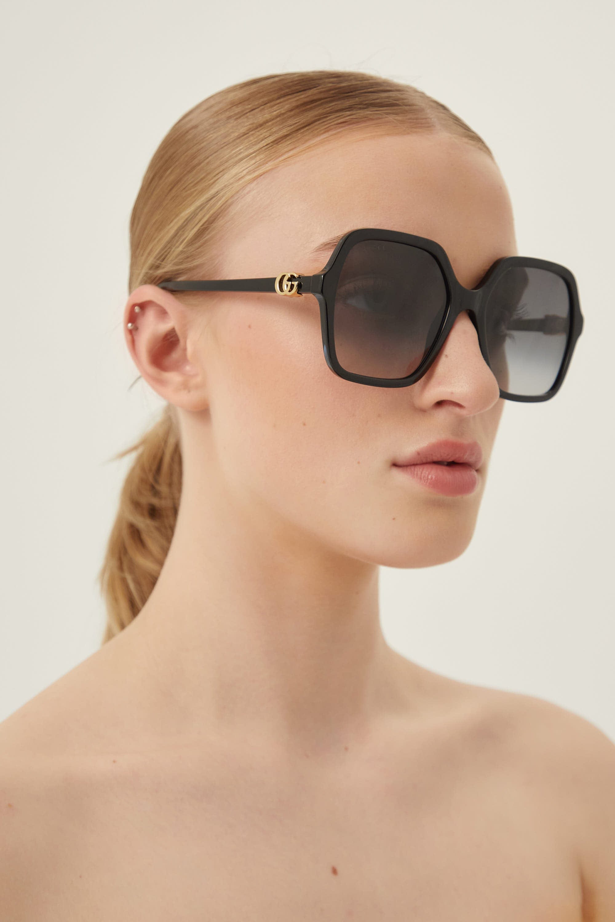 Gucci havana square sunglasses - Eyewear Club