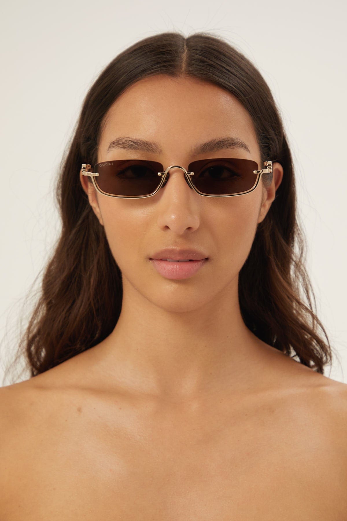 Gucci micro metal sunglasses - Eyewear Club