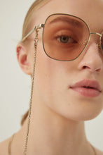 Load image into Gallery viewer, Gucci round metal sunglasses with chain - Eyewear Club
