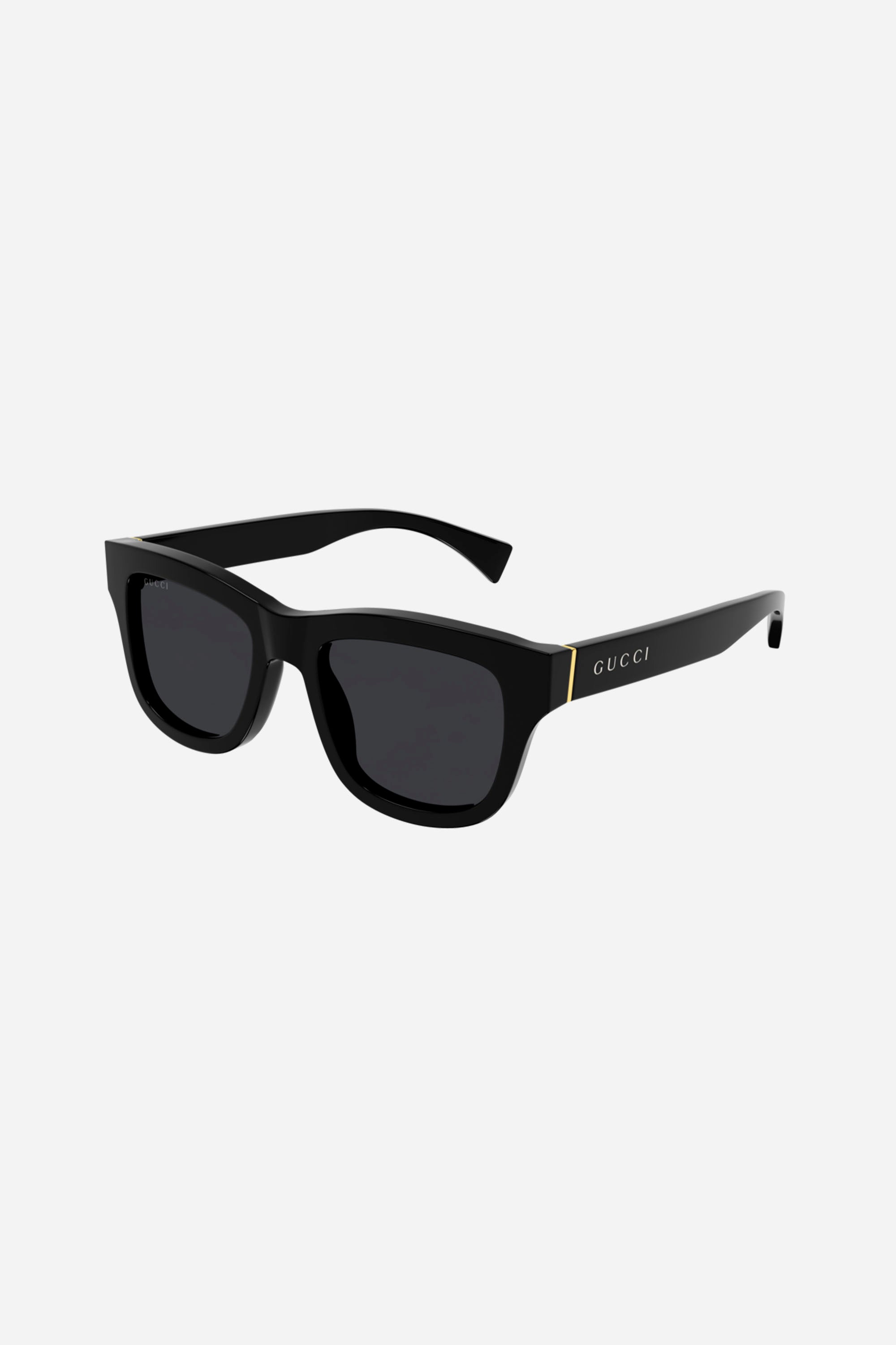 Gucci soft squared black sunglasses - Eyewear Club