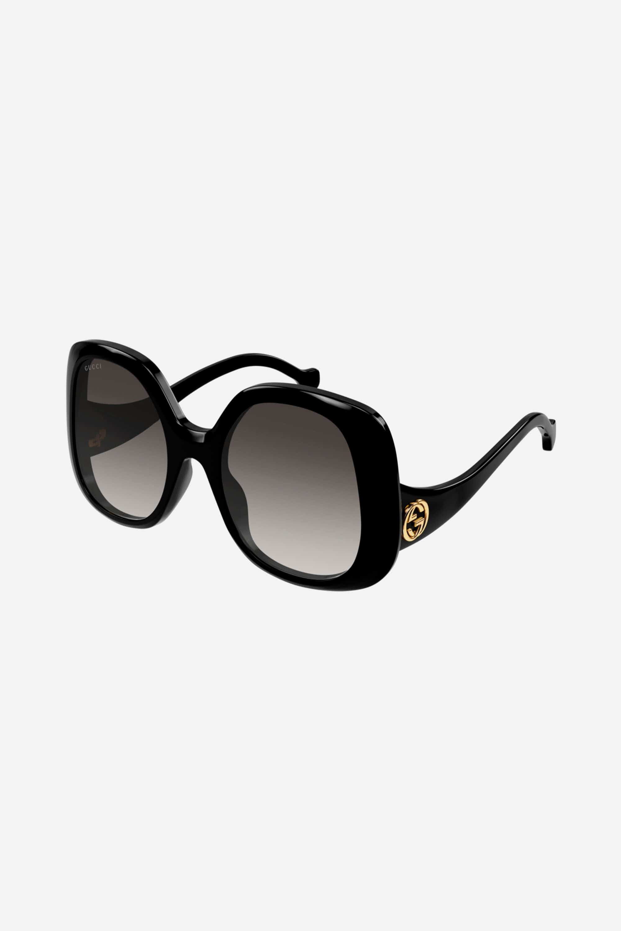 Gucci vintage look black sunglasses - Eyewear Club