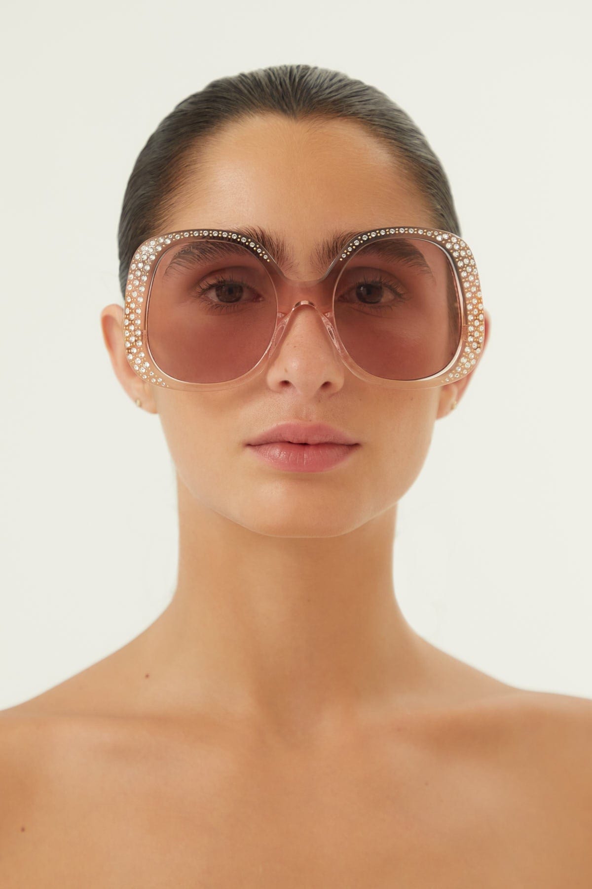 Gucci vintage look sunglasses with Swarovski - Eyewear Club