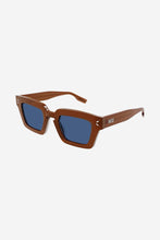 Load image into Gallery viewer, MCQ brown squared geometrical sunglasses - Eyewear Club
