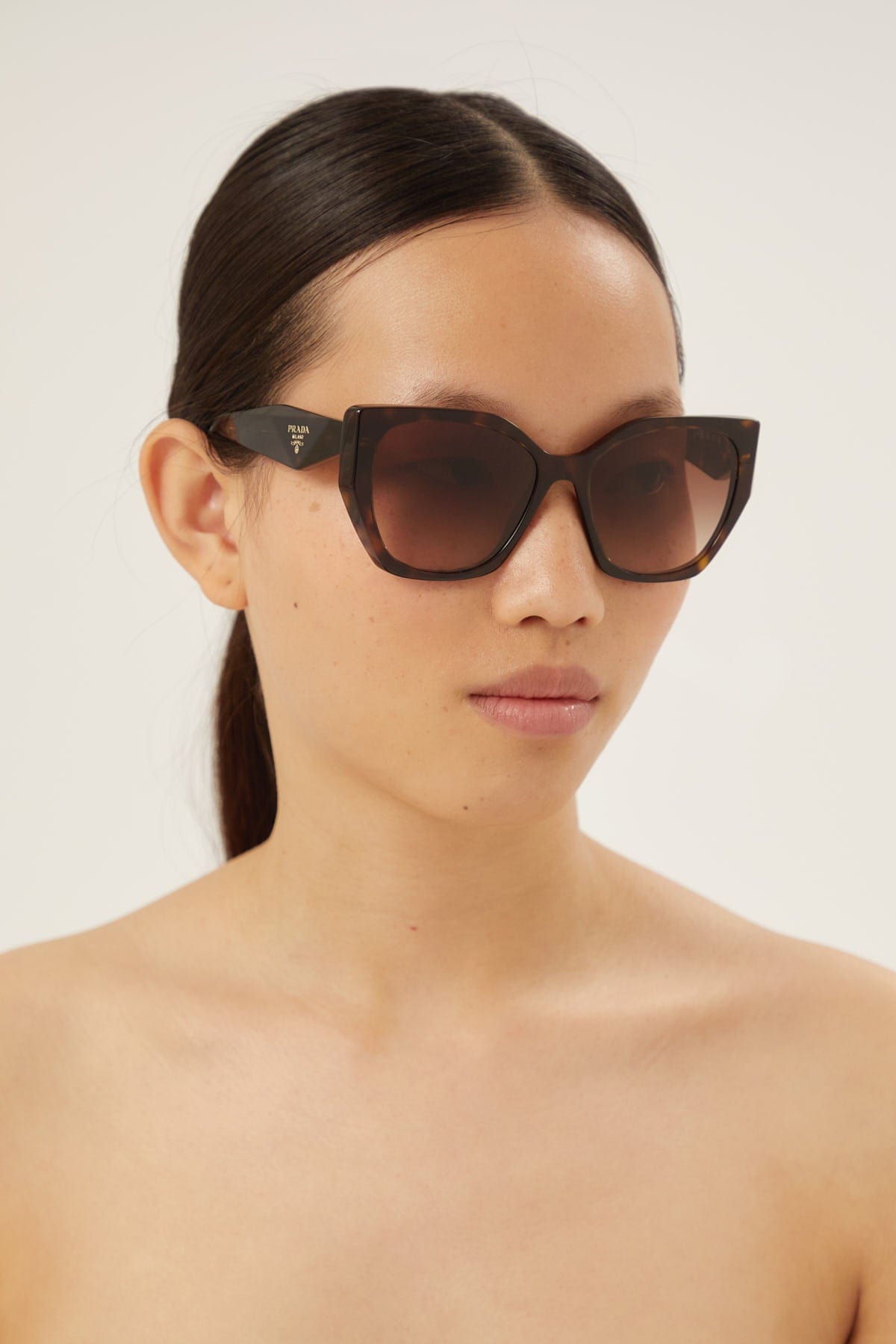 Prada havana butterfly shape sunglasses Catwalk - Eyewear Club