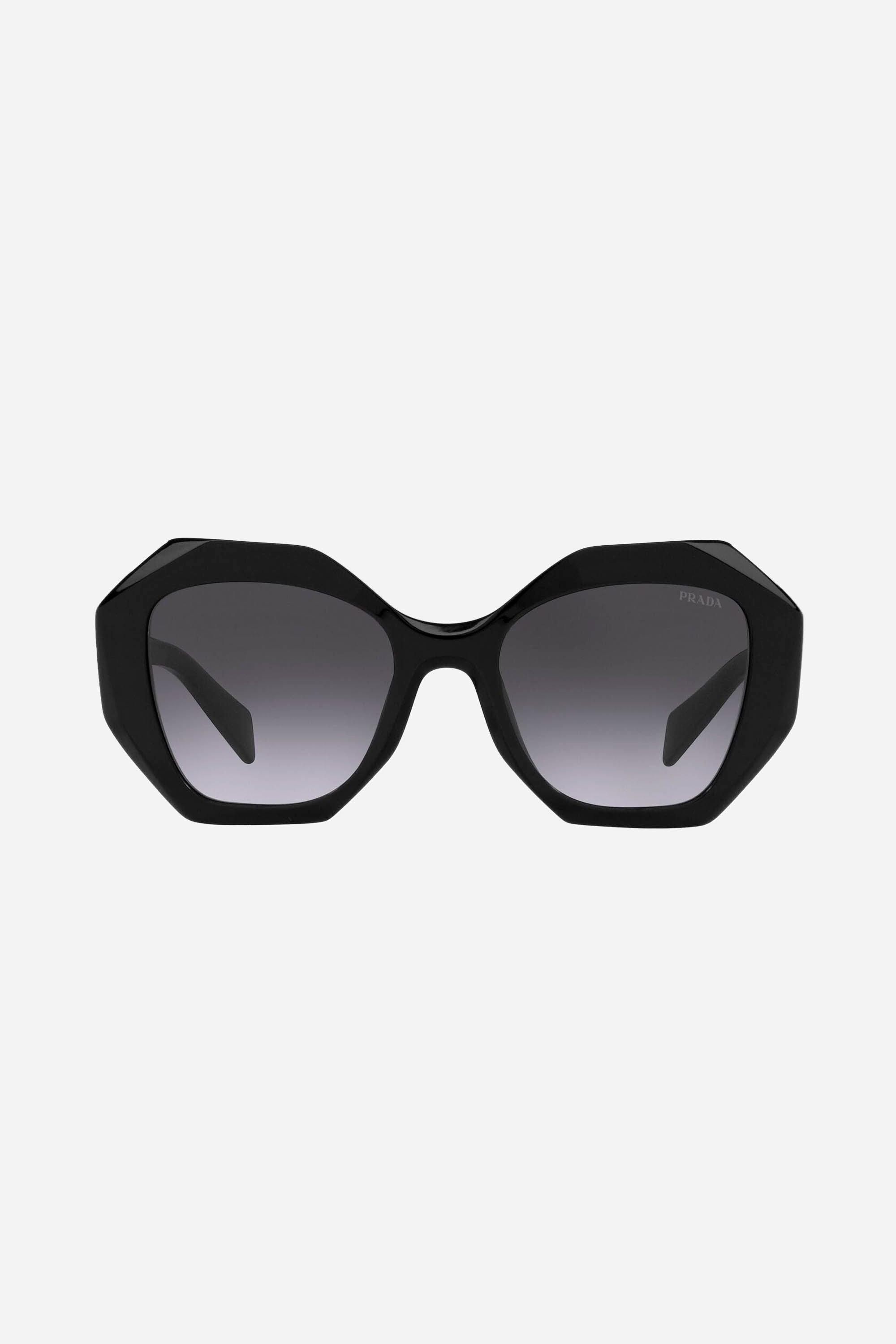 Prada hexagonal black sunglasses - Eyewear Club