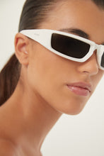 Load image into Gallery viewer, Prada runway wrap around white sunglasses - Eyewear Club

