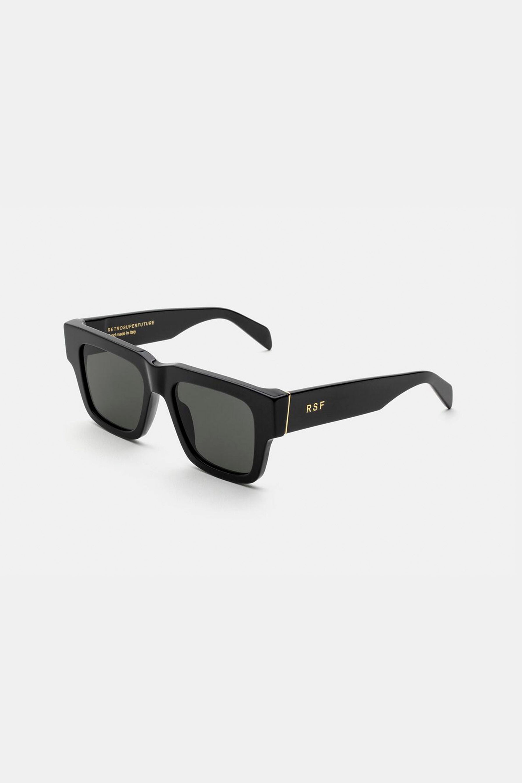 Retrosuperfuture MEGA black flat top sunglasses - Eyewear Club