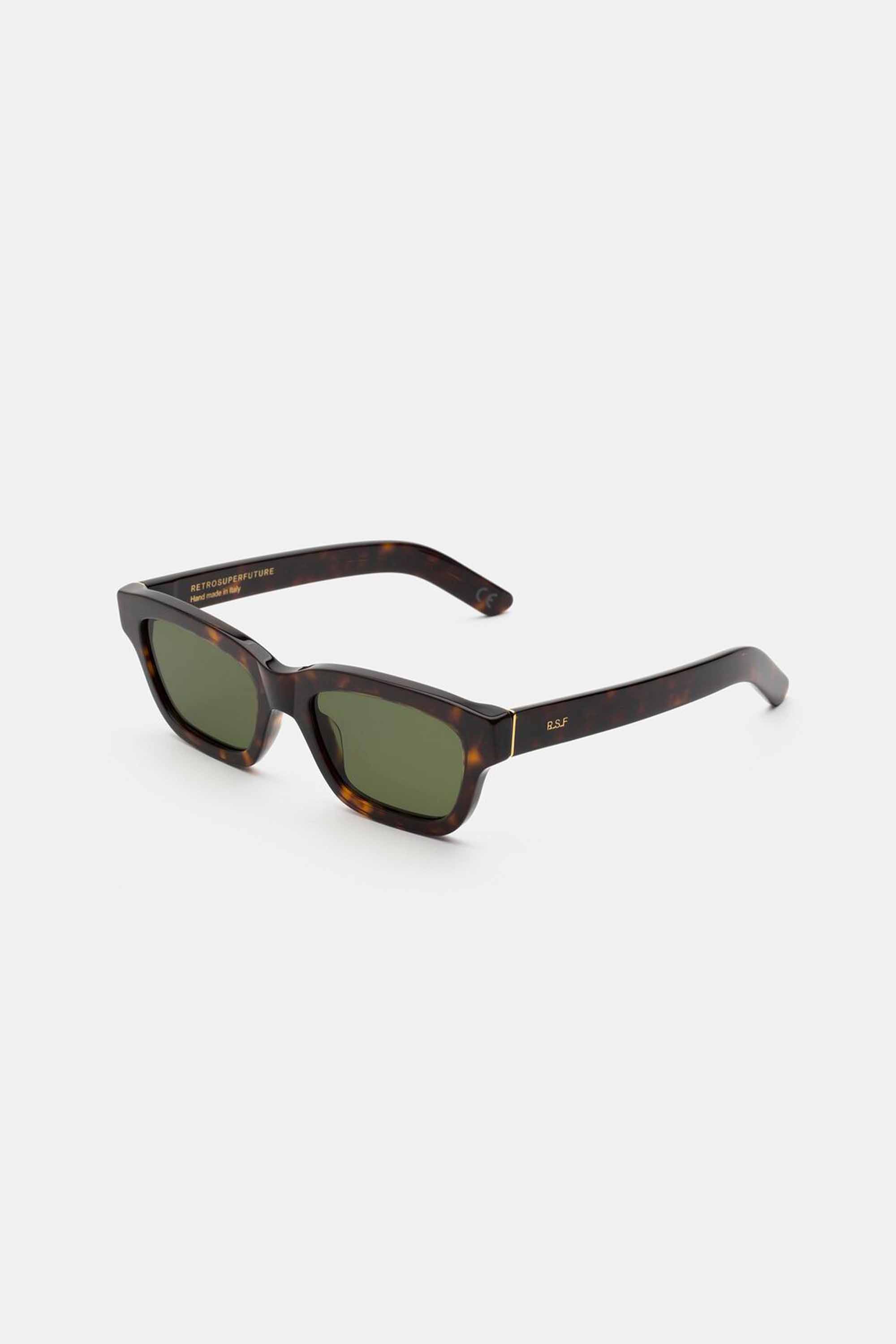 Retrosuperfuture Milano rectangular havana sunglasses - Eyewear Club